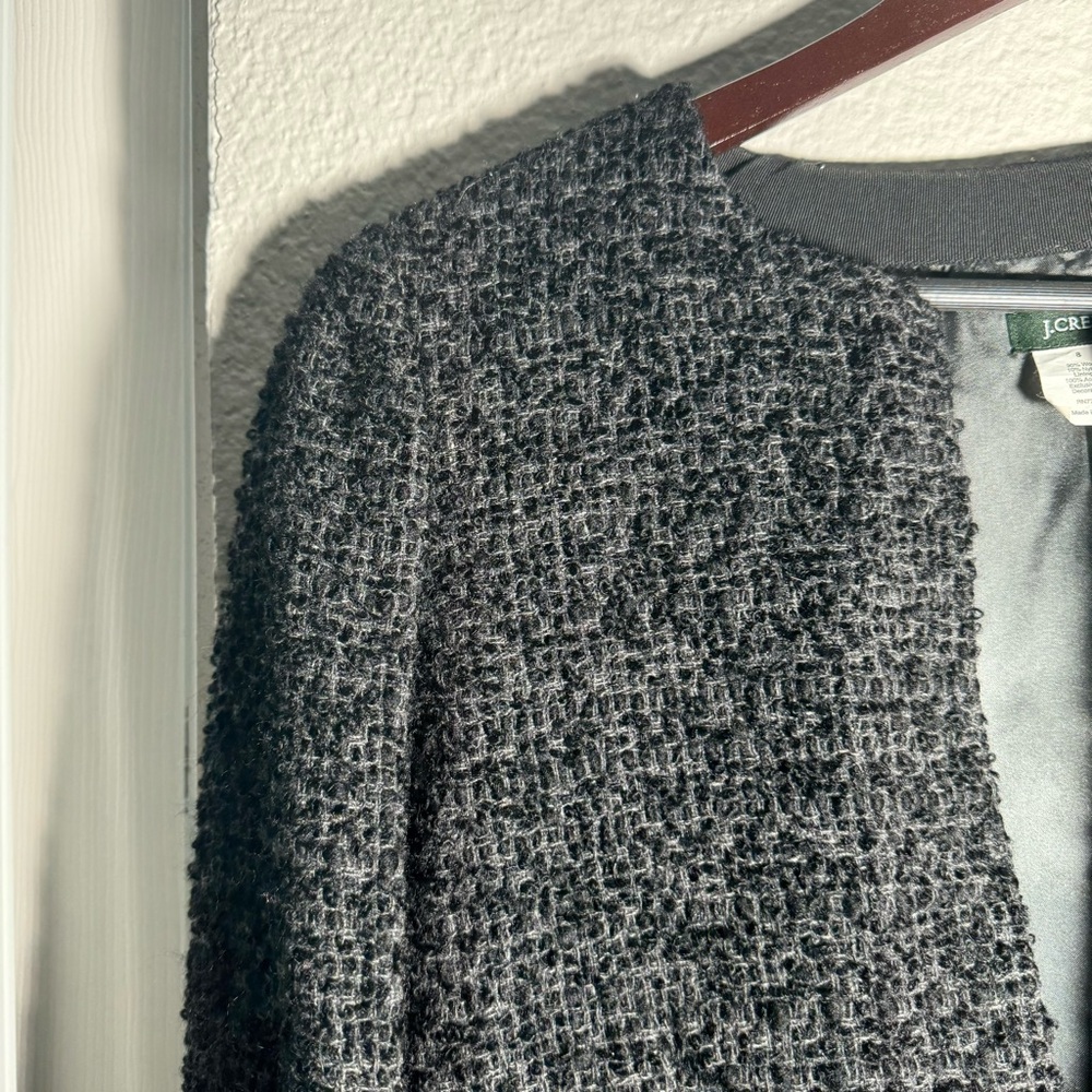 J. Crew • Blazer Jacket • Wool Blend • Size 8 • Tweed - Picture 5 of 11